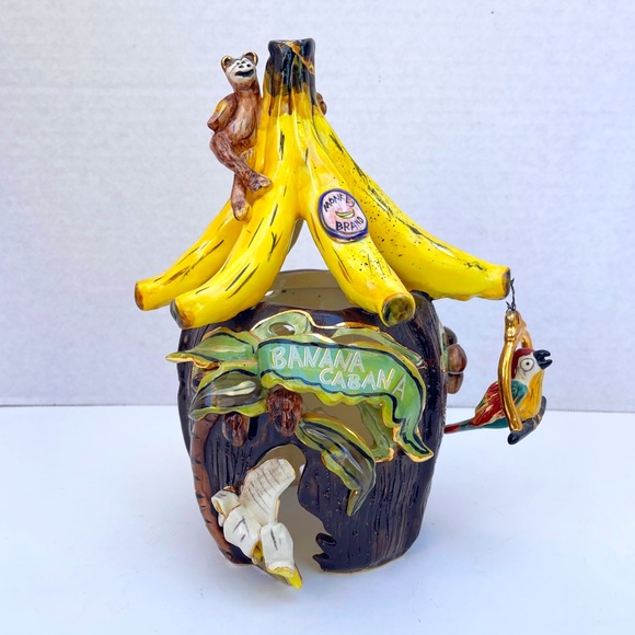 Blue Sky retired Clayworks Banana Cabana monkey